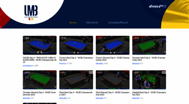 billiards.afreecatv.com