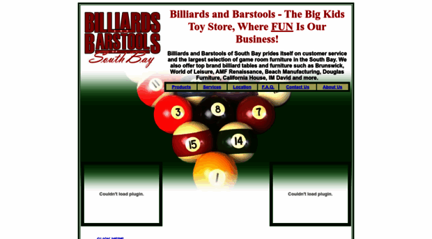 billiardsandbarstools.net