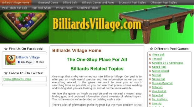 billiardsvillage.com