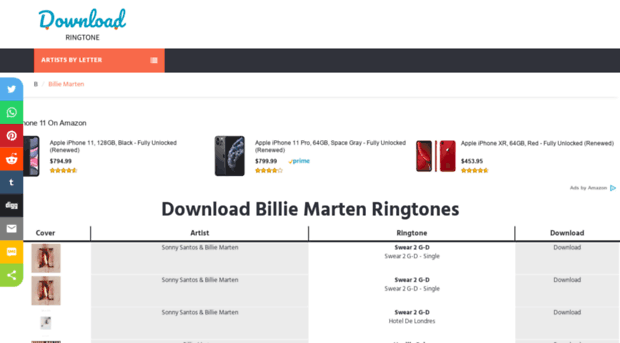 billiemarten.download-ringtone.com