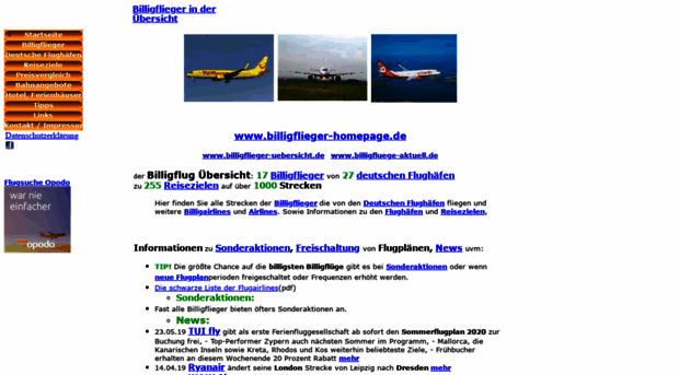 billigflieger-homepage.de