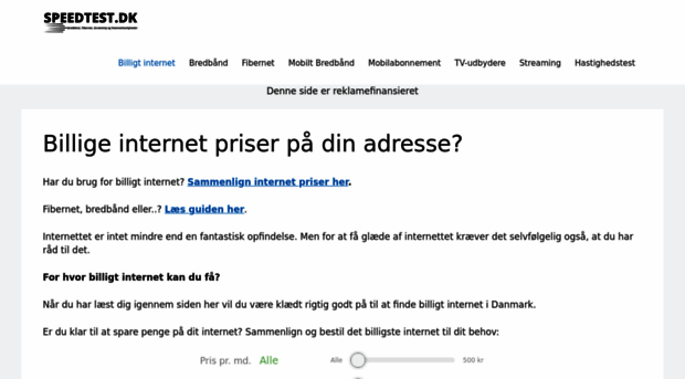 billiginternet.dk