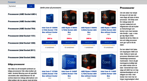 billigprocessor.se