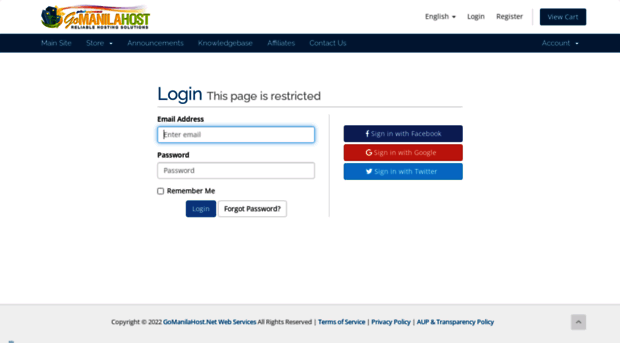 billing.gomanilahost.net