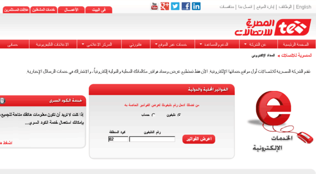 billing.telecomegypt.com.eg