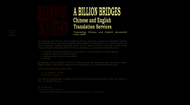 billionbridges.com