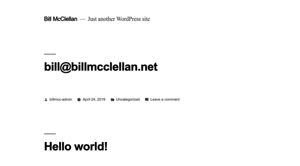 billmcclellan.net