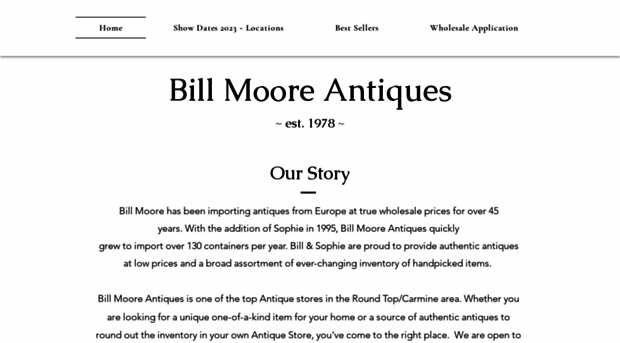 billmooreantiques.com