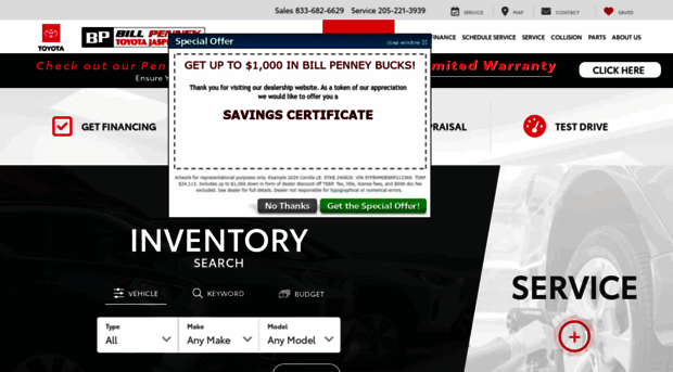 billpenneytoyotaofjasper.com