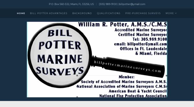 billpottermarinesurveys.com