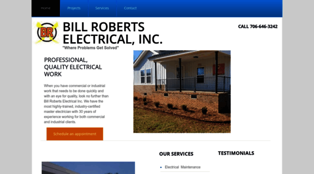 billrobertselectrical.com