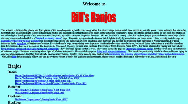 billsbanjos.com