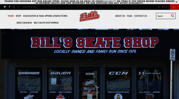 billsskateshop.com