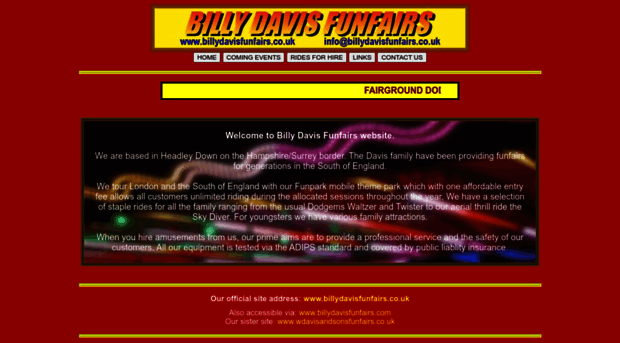 billydavisfunfairs.com