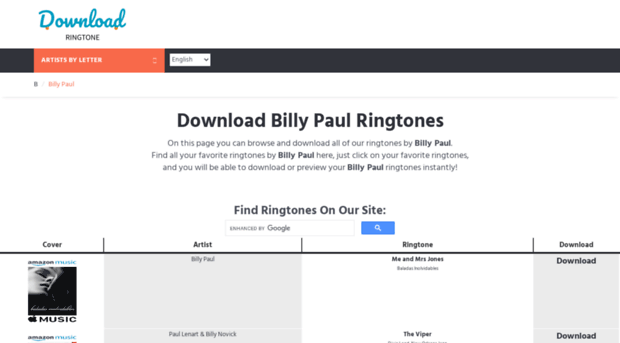 billypaul.download-ringtone.com