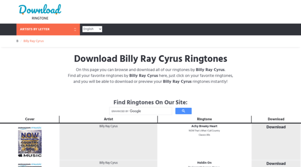 billyraycyrus.download-ringtone.com