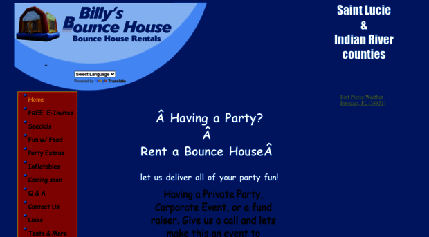 billysbouncehouse.com