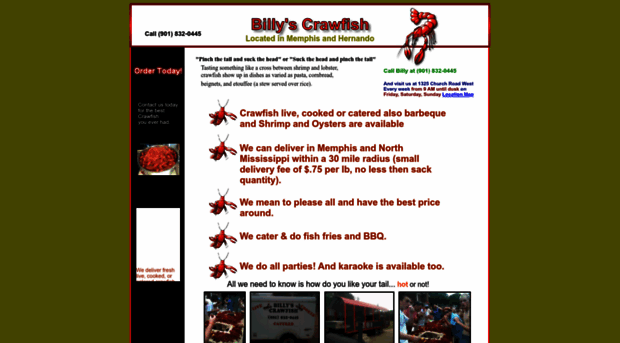 billyscrawfish.com