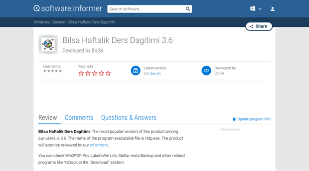 bilsa-haftalik-ders-dagitimi.software.informer.com