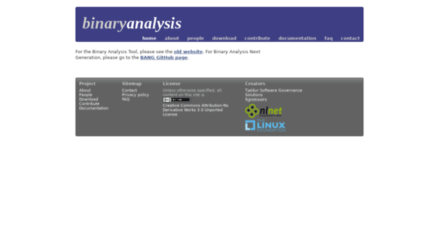 binaryanalysis.org