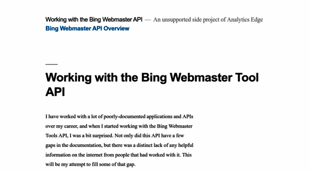 bing-webmaster-api.analyticsedge.com