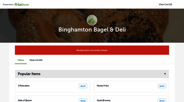 binghamtonbagelanddeli.com