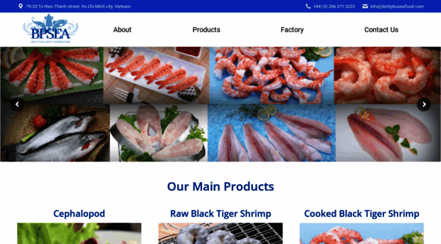 binhphuseafood.com