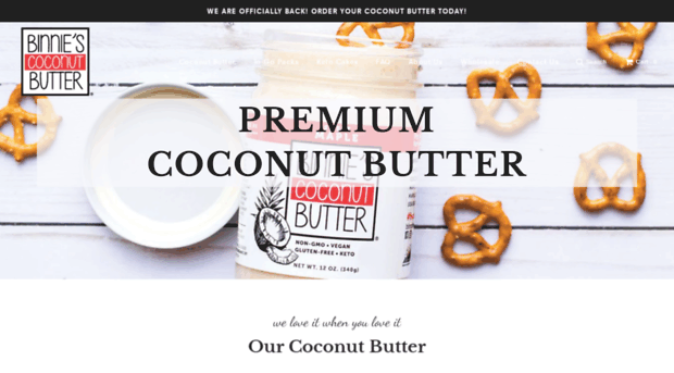 binniescoconutbutter.com