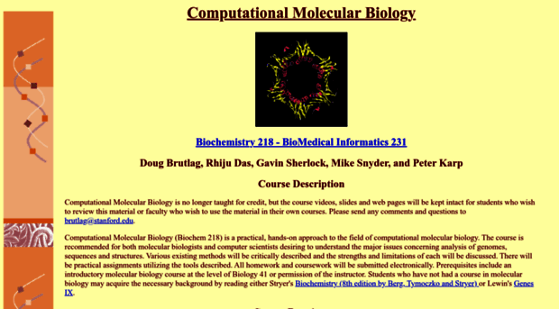 biochem218.stanford.edu