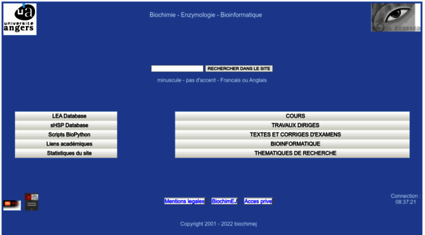 biochimej.univ-angers.fr