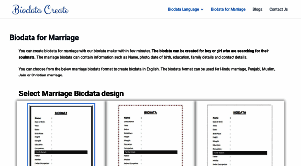 biodatacreate.com