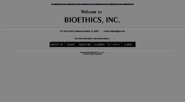 bioethicsinc.com