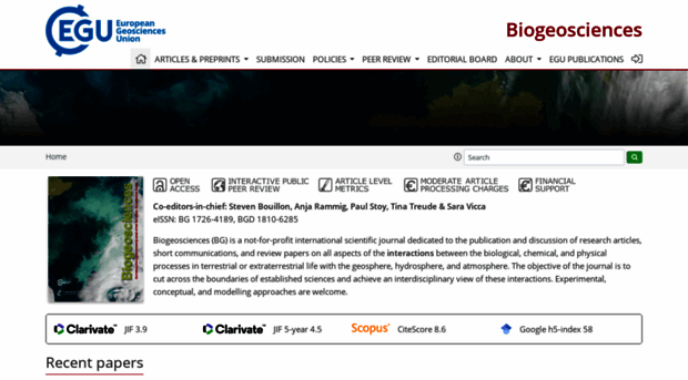 biogeosciences.net