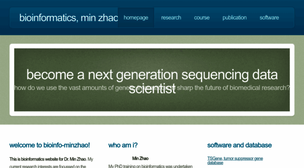 bioinfo-minzhao.org