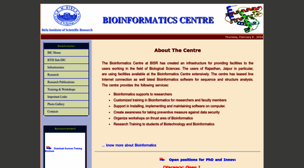 bioinfo.bisr.res.in