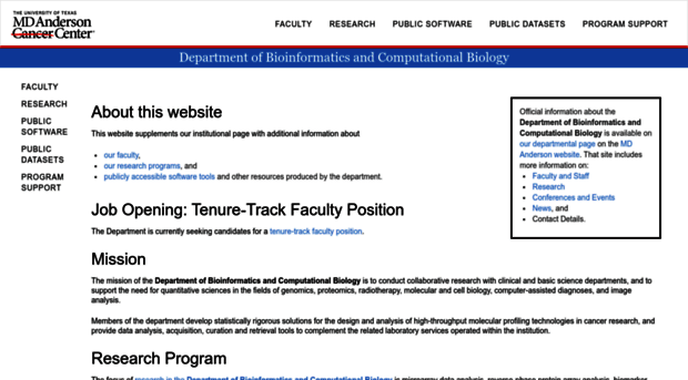 bioinformatics.mdanderson.org