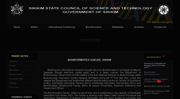 bioinformaticssikkim.gov.in