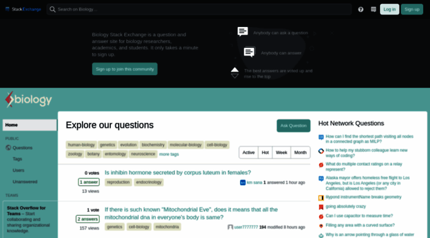 biology.stackexchange.com