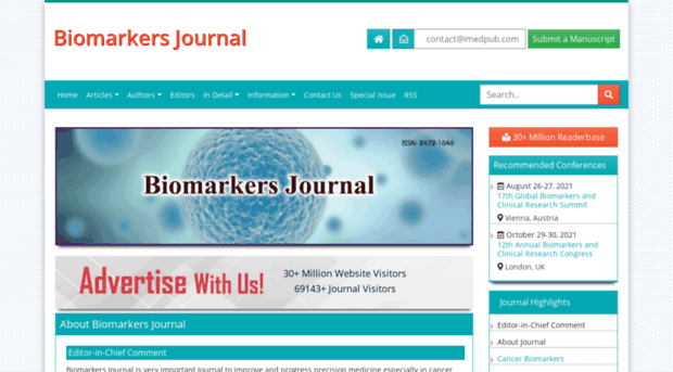 biomarkers.imedpub.com