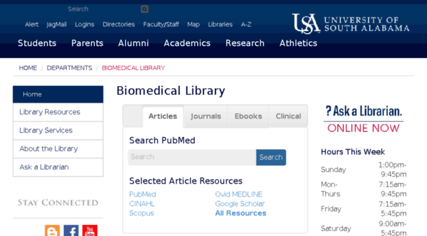 biomedicallibrary.southalabama.edu