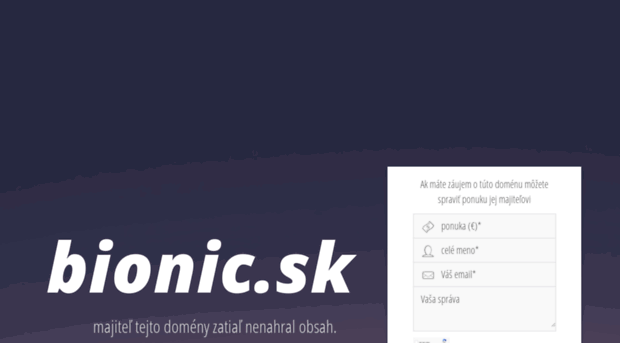 bionic.sk