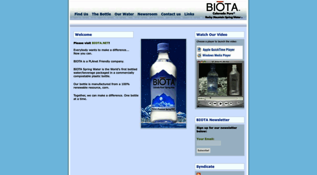 biotaspringwater.com