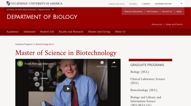 biotechnology.cua.edu