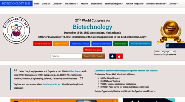 biotechnologycongress.conferenceseries.com