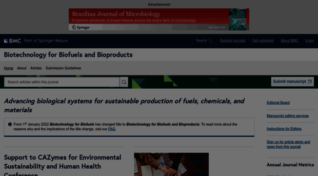 biotechnologyforbiofuels.biomedcentral.com