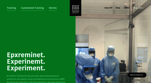 biotechtrainingfacility.com