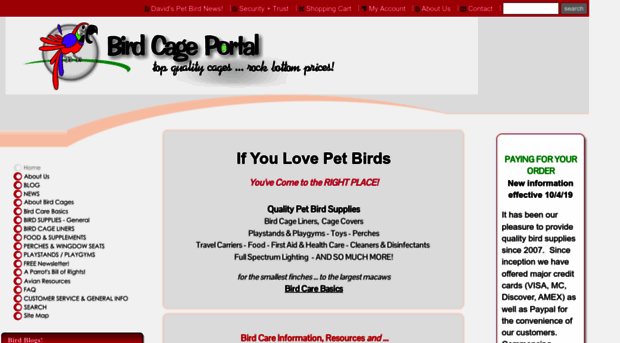 birdcageportal.com