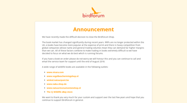 birdforumshop.com