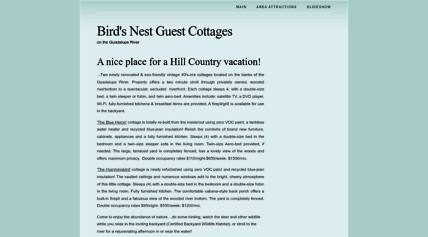 birdsnestguestcottages.com