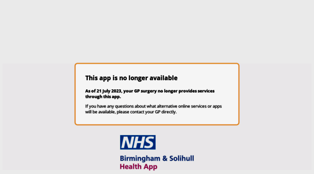birminghamandsolihullhealthapp.com
